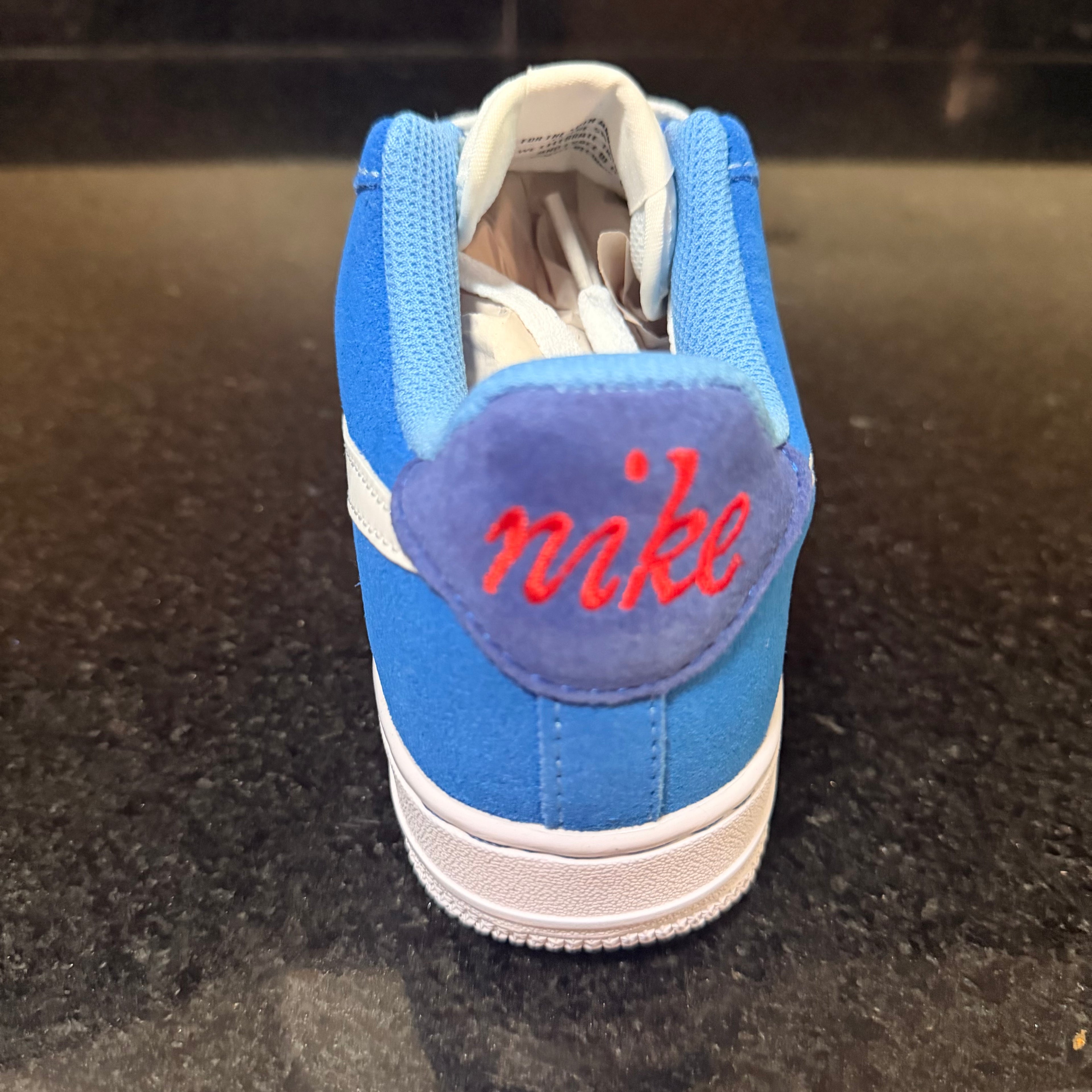 AF1 First Use Blue