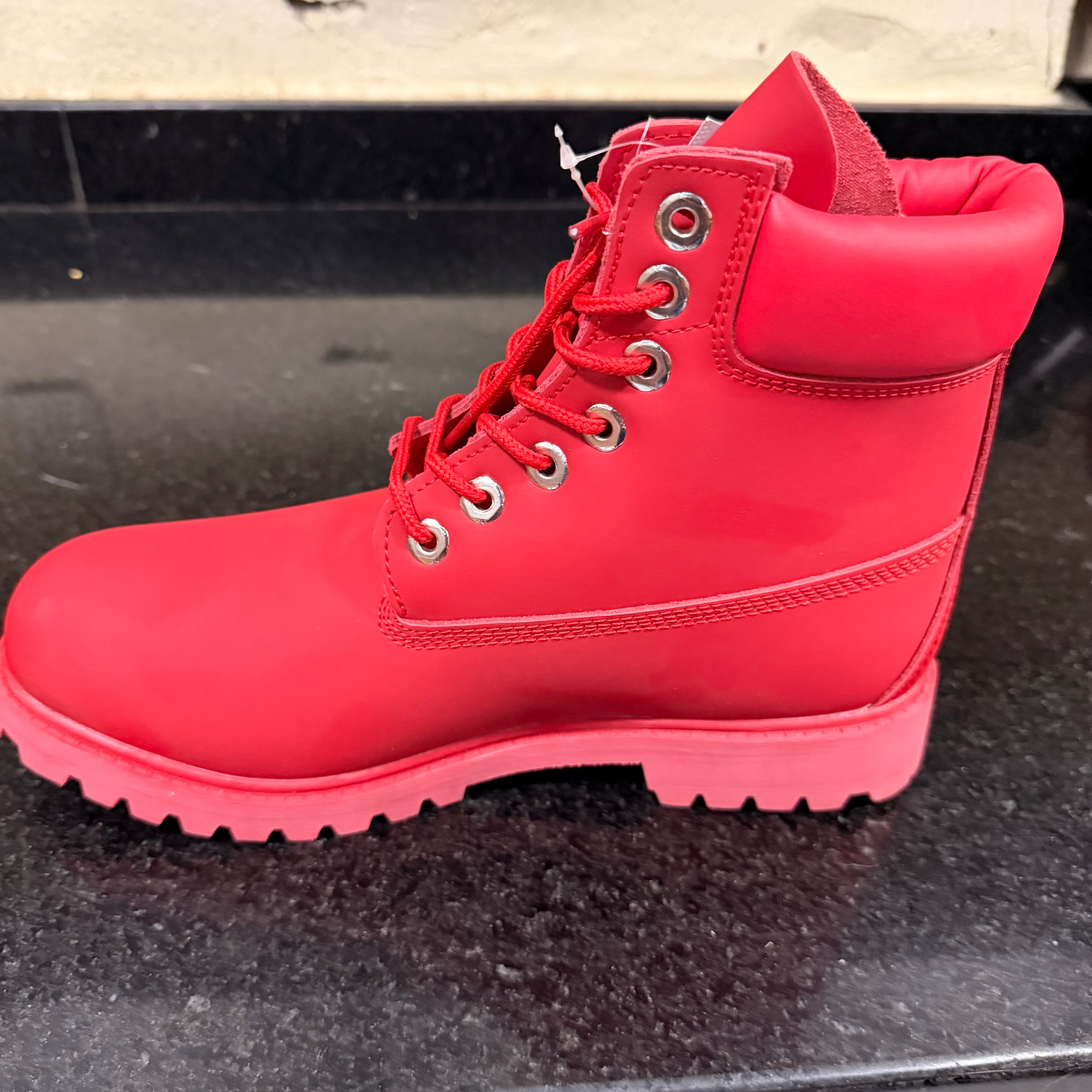 Waterproof Boots Red