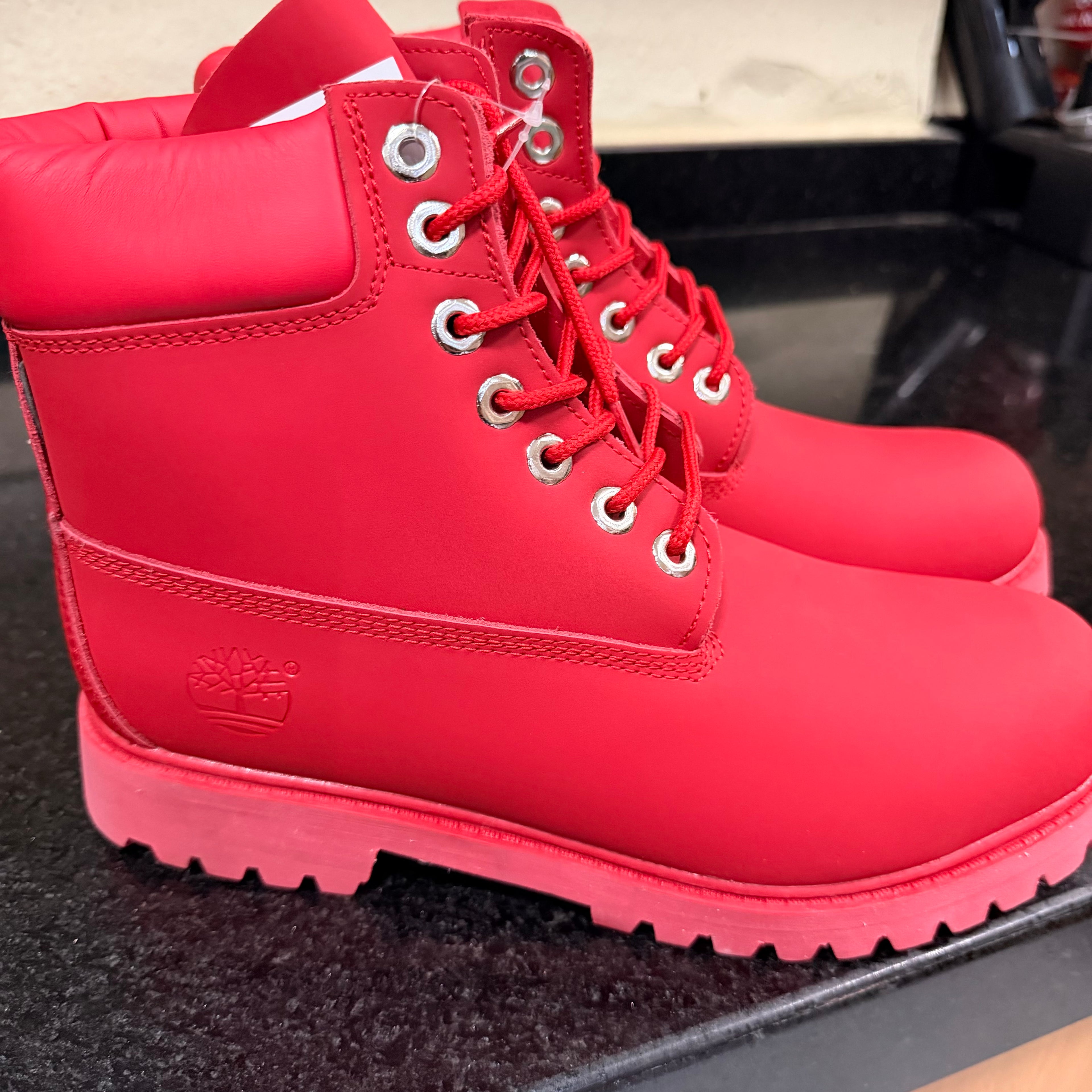 Waterproof Boots Red