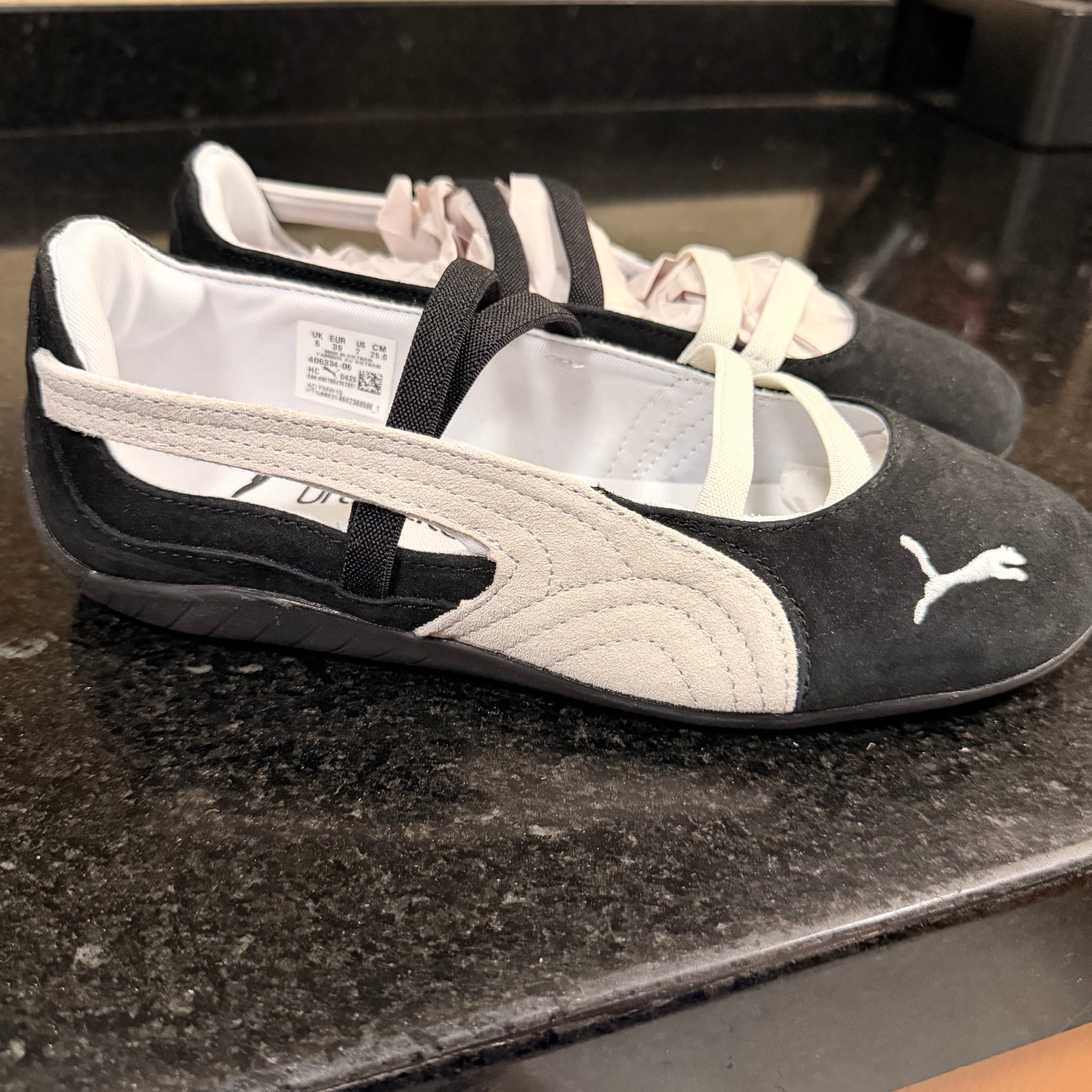 Puma Ballerina black & white